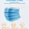 H08389f764fb8462196e984cc4ca3caf2K.webp Mouth Masks 3-layer Anti-Dust Disposable Mascarillas Non Woven Meltblown Cloth Masks Elastic Ear Loop Face Mask