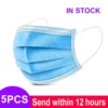 H6efdac894084407a95867678cbfe564c2.webp Mouth Masks 3-layer Anti-Dust Disposable Mascarillas Non Woven Meltblown Cloth Masks Elastic Ear Loop Face Mask