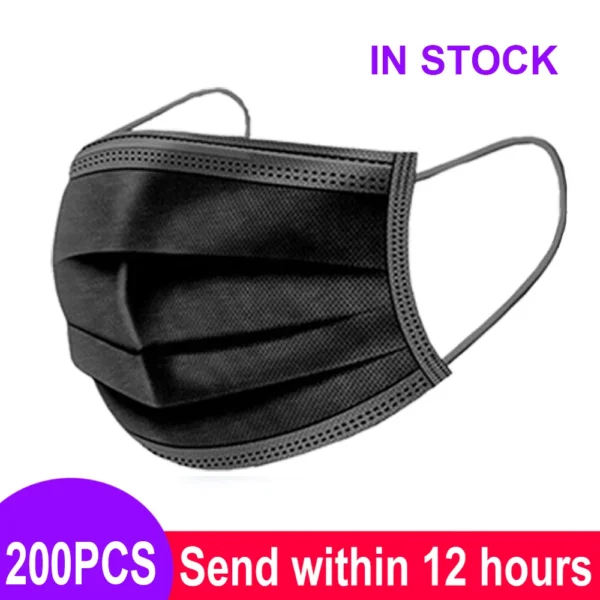 H9bd9a2dfecc8418fa1b8c551101666e02.webp Mouth Masks 3-layer Anti-Dust Disposable Mascarillas Non Woven Meltblown Cloth Masks Elastic Ear Loop Face Mask