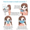 Hb784cb2a34dc470dab9276313b5e560f4.webp Mouth Masks 3-layer Anti-Dust Disposable Mascarillas Non Woven Meltblown Cloth Masks Elastic Ear Loop Face Mask