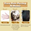 S01980d994ada4d05924b08631f7e44beY.webp 3 in 1 Black Hair Dye Shampoo for Gray Hair Home Herbal Hair Coloring Cream for Men Women Cover White Nourishing Formula 500ml