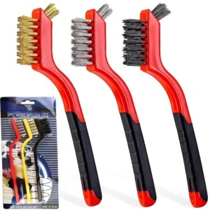 S01c1cffbc0e44482ab41ba303c2951c6r.webp 7 Inches Stainless Steel Brush Brass Cleaning Brush Polishing Rust Remover Metal Wire Burring Cleaning Tool Family 3-piece set