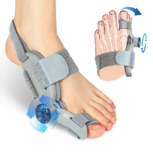 S024b17cbd8144192883dc026ee6ca057B.webp Unisex Bunion Corrector Foot Hallux Valgus Braces Rotatable Toe Separator Straightener Adjustable Pedicure Finger Toe Corrector