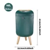 S0279142a72d94ec592f6c771ffacaab9j.webp Automatic Trash Can with Lid, Small Plastic Smart Trash Can, Motion Sensor Trash Can for Bedroom, Bathroom, Kitchen, Office