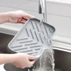 S0285608037ce4551b80cc8d42e37899bu.webp Sink Silicone Tray With Drain Soap Sponge Storage Holder Countertop Sink Scrubber Brush Soap Storage Rack Kitchen Organizer