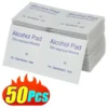 S04274de0ba7c4be18291ac4f6cdb22d6B.webp 10/100Pcs Disposable Alcohol Cotton Pads Disinfectant Wipe Alcohol Tablets Home Outdoor Cleaning Care Tools 75% Alcohol Wet Wipe