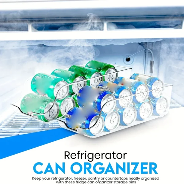 1Pcs Kitchen Storage Cans, Soda Cans, Storage Cans, Refrigerator Freezer Organizers, Can Dispensers Kitchen Storage Accessories