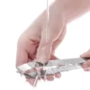 1pcs 430 Stainless Steel Fish Bone Tweezers Pincer Clip Puller Remover Tongs Fish Bone Plucking Clamp Kitchen Gadgets Tools
