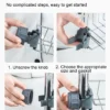 1PC Kitchen Sink Drain Holder Adjustable Height Flexible and Rotatable Hanging Faucet Rack  Suitable for Soap Sponges Brushes