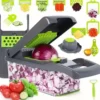 S0f8d32755a724431bc9bc3a028f1f7c3w.webp Vegetable Cutter Multifunctional Slicer Fruit Potato Peeler Carrot Grater Kitchen accessories basket vegetable slicer