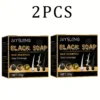 Hair Shampoo Soap Polygonum Multiflorum Black Soap White Hair Repair Soap Hair Care Set Nourishing Anti Dandruff Hair Dye Soap