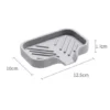 S1586740e3f00462e8071e38b2cebea07C.webp Sink Silicone Tray With Drain Soap Sponge Storage Holder Countertop Sink Scrubber Brush Soap Storage Rack Kitchen Organizer