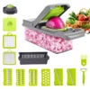 S16aa429a899a47a4a33b5fcddc431267J.webp Vegetable Cutter Multifunctional Slicer Fruit Potato Peeler Carrot Grater Kitchen accessories basket vegetable slicer