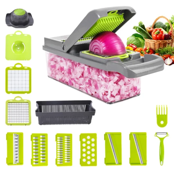 S16aa429a899a47a4a33b5fcddc431267J.webp Vegetable Cutter Multifunctional Slicer Fruit Potato Peeler Carrot Grater Kitchen accessories basket vegetable slicer