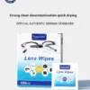 S189eef16563c4d1cbbae3e155b56e470F.webp 100pcs Eyeglasses Polishing Cleaner Lens Wipes Microfiber Glasses Cleaning Cloth Disposable Wet Tissue Wipes German Standards