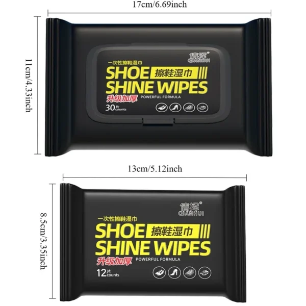 12-60Pcs Disposable Shoes Clean Wipes Portable White Shoes Cleaning Care Wipes Sneakers Cleaning Quick Wet Wipe VIE LENTE