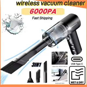 S1a92c514a6a94d748357346de232121cG.webp Wireless Car Vacuum Cleaner 9000Pa USB Charging 1200mAh Wet Dry Portable Handheld For Home Office Cleaning 2026 Portable Clean
