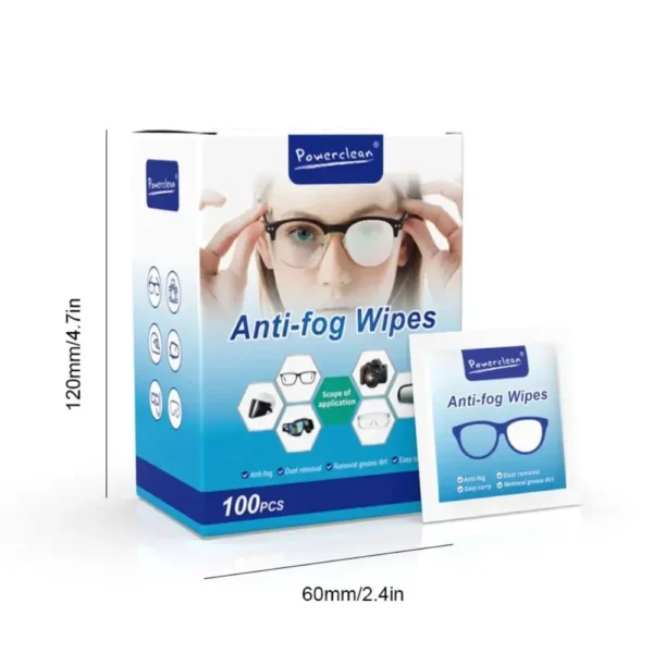 S1bd0ae35a527414d8e41d5218bd0f688w.webp 100Pcs/Box Glasses Cleaner Wet Wipe Disposable Anti Fog Misting Dust Remover Cleaning Lens Wipes Sunglasses Phone Screen