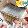S1d94191dde27495e9d1e96cffa43cc42l.webp 10/500pcs Anti Fog Cleaning Wet Wipes Disposable Glasses Phone Lens Screen Wipes Non Scratch Optical Cloth Individually Wrapped