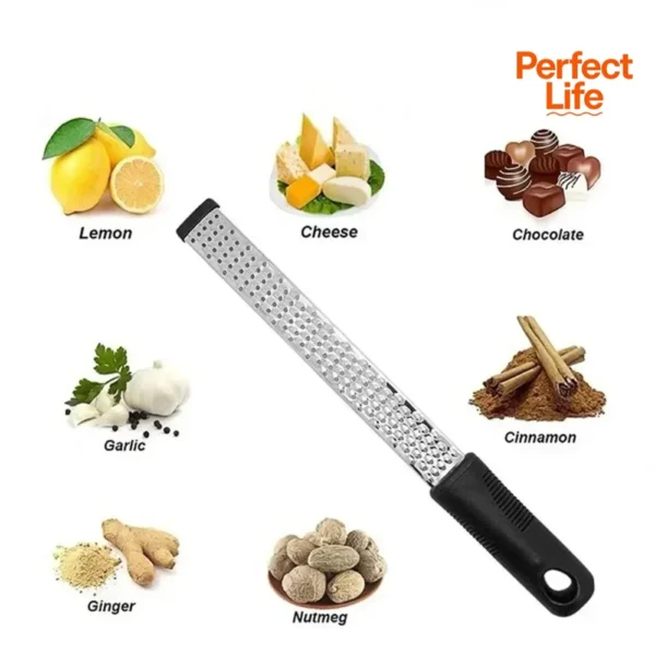 FAIS DU High Quality Stainless Steel Peel Lemon Cheese Vegetable Manual Grater Peeler Sharp Blade Choppable Cheese Kitchens Tool