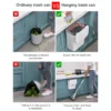 S1fc06e5e6894408d968616c6190323764.webp 7/9L Wall Mounted Trash Can Household Galley Waste Bin Hanging Bathroom Trash Can With Lid Food Garbage Bin Kitchen Accessories