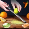 FAIS DU High Quality Stainless Steel Peel Lemon Cheese Vegetable Manual Grater Peeler Sharp Blade Choppable Cheese Kitchens Tool