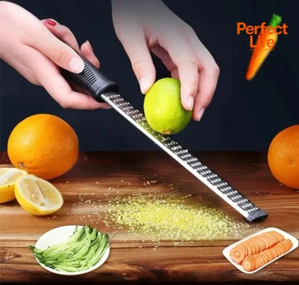 FAIS DU High Quality Stainless Steel Peel Lemon Cheese Vegetable Manual Grater Peeler Sharp Blade Choppable Cheese Kitchens Tool