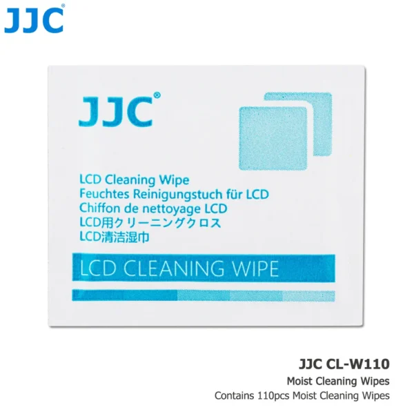 JJC 110Pcs Lens Cleaning Wipes Moistened Individually Wipes Pre-moistened Lens Cleaning for Glasses Camera Lens Phone Screen