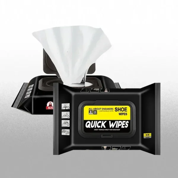12-60Pcs Disposable Shoes Clean Wipes Portable White Shoes Cleaning Care Wipes Sneakers Cleaning Quick Wet Wipe VIE LENTE