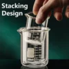 S26766d806a5244cc8094992eaef4d8638.webp Glass Measuring Cup High Borosilicate Clear Scale Cup Heat-resisting Laboratory Beaker Kitchen Baking 50/100/150/250/500/1000ml