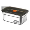 Stainless Steel Camping Lunch Box Sealed Leak-proof Bento Box Microwave Suitable Large Capacity Refrigerator Freezer Storage Box