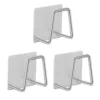 S2cead2f5156e4cbcad9a5f351614998eS.webp Kitchen Stainless Steel Sink Sponges Holder Self Adhesive Drain Drying Rack Kitchen Wall Hooks Accessories Storage Organizer