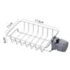 1PC Kitchen Sink Drain Holder Adjustable Height Flexible and Rotatable Hanging Faucet Rack  Suitable for Soap Sponges Brushes