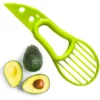 S31e9a59607344bd389e8a4ae47ca26cav.webp 3 In 1 Multi-Function Avocado Peeler Pulp Separator Plastic Orange Kiwi Fruit Peeler Knife Cutter Household Kitchen Accessories