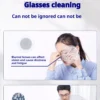 S324bb533cd3a47bcaf0bac0e3c6520808.webp 100pcs Eyeglasses Polishing Cleaner Lens Wipes Microfiber Glasses Cleaning Cloth Disposable Wet Tissue Wipes German Standards
