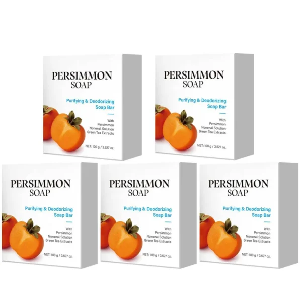 Japanese Persimmon Soap Brand Natural Gentle Cleansing Body Deodorant Soap Suitable For All Skin Types Moisturizing Cleans Soap