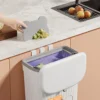 8.5/12L Kitchen Wastebasket Wall Mounted Trash Can With Lid Bathroom Trash Bin Garbage Can for Cabinet Under Sink Recycling Bin