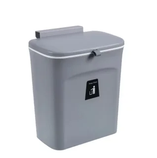 S34e86eeadb524f1499a807ef363c2dae3.webp 7/9L Wall Mounted Trash Can Household Galley Waste Bin Hanging Bathroom Trash Can With Lid Food Garbage Bin Kitchen Accessories