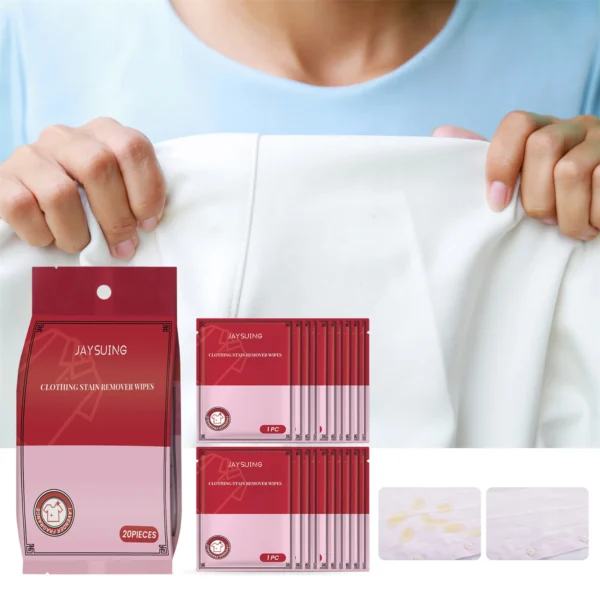 S37b41d79f9a54779b989e3dc0e36177cb.webp 20/40/100/200pcs Clothing Wipes Jacket Shirt Blouse Color Protection Stain Removal Wet Wipes Multifunction Clothes Cleaner