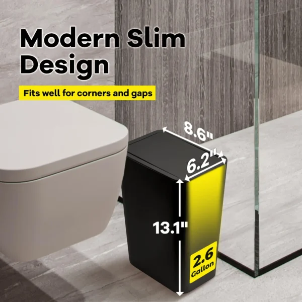 S37fc4d266f634017b2b123f0a2a546f3n.webp Bathroom Trash Can-10L Small Garbage Can with Press Top Lid for Toilet,Bedroom,Living Room – Plastic Wastebasket with Pop-up Lid