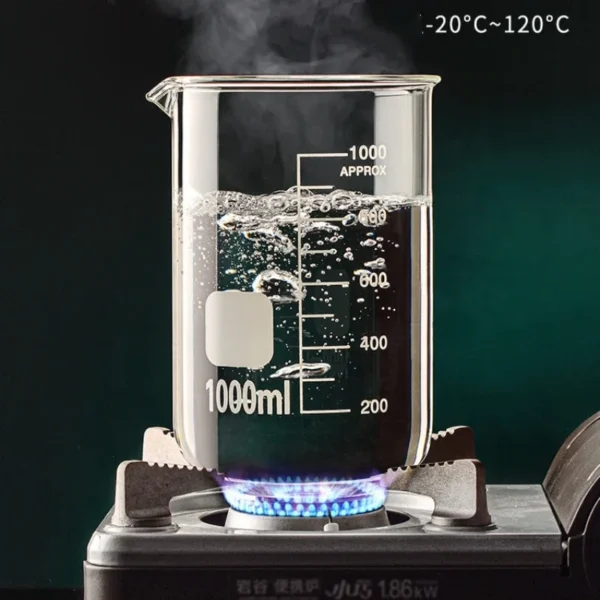 S3a27f95423ad450bb4a61556f70a7898F.webp Glass Measuring Cup High Borosilicate Clear Scale Cup Heat-resisting Laboratory Beaker Kitchen Baking 50/100/150/250/500/1000ml