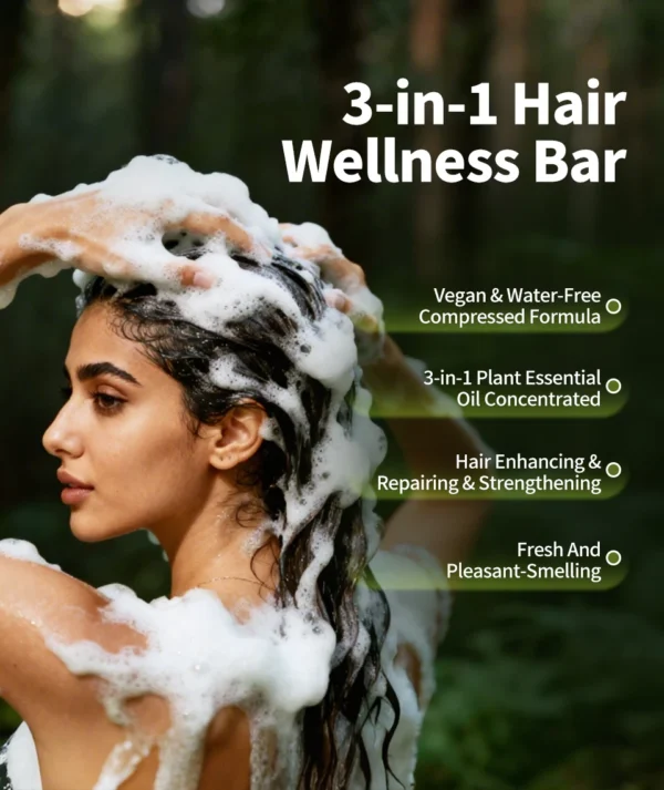 120g Usman Grass & Platycladus Shampoo Soap Strengthen Hair Root Growth Shampoo Bar Natural Herbal Hair loss treatment Hair Care