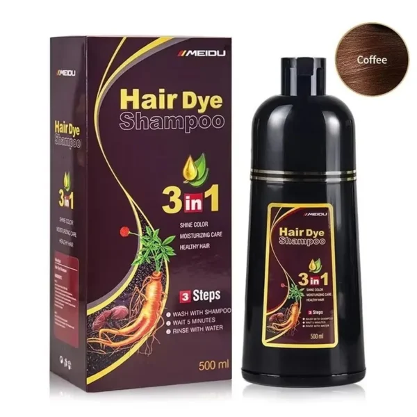 S3ce51625be4a44258999854abaeb6374S.webp Meidu 3 In 1 Instant Coloring Shampoo Natural Black Color for Men Women Hair Dye Herbal Brown Purple Hair Dye Hair Dye Shampoo