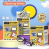 10-100pcs 100-Count Disposable Glasses Cleaning Wipes, for Glasses, Screens, and Lenses