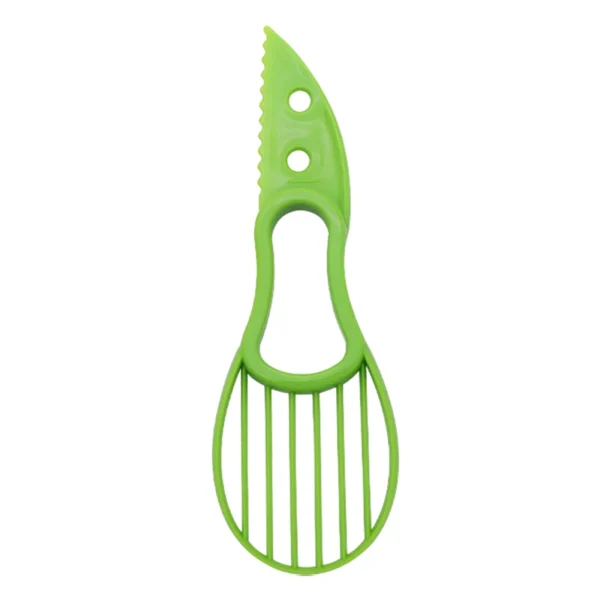 S43381175de68439dac3abff38d001edeE.webp 3 In 1 Multi-Function Avocado Peeler Pulp Separator Plastic Orange Kiwi Fruit Peeler Knife Cutter Household Kitchen Accessories
