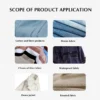 20pcs Clothing Stain Removal Wet Wipes Multi Functional Non Washing And Stain Removing Wet Wipes For Down Cotton Leather Jacket