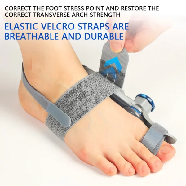 S4465bcc352fe4e039b5f58601f185b26Z.webp Unisex Bunion Corrector Foot Hallux Valgus Braces Rotatable Toe Separator Straightener Adjustable Pedicure Finger Toe Corrector