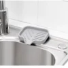 S4493c1de737c4696993e074f91badf6bQ.webp Sink Silicone Tray With Drain Soap Sponge Storage Holder Countertop Sink Scrubber Brush Soap Storage Rack Kitchen Organizer