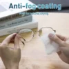 S47748a2d51774beaaba9466562d21e21L.webp 100Pcs/Box Glasses Cleaner Wet Wipe Disposable Anti Fog Misting Dust Remover Cleaning Lens Wipes Sunglasses Phone Screen