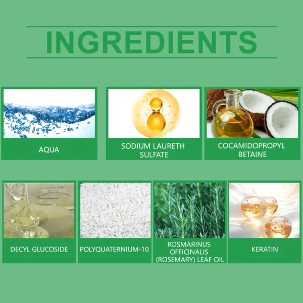 S4bcd5654bb3d4872837065cf3290735aE.webp Natural Rosemary Hair Shampoo Reduce Hair Loss Clean Dandruff Nourish Moisturize Scalp Improve Hair Quality Hair Care Product